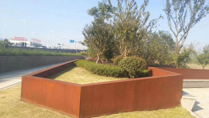邕宁耐候钢挡土墙